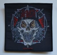 Slayer - Patch Slaytanic Wehrmacht (10,2 X 1 in the group MERCHANDISE / Accessoarer / Hårdrock at Bengans Skivbutik AB (5577318)