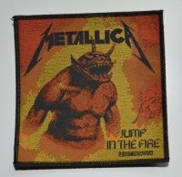 Metallica - Patch Jump In The Fire (10,3 X 10,3 in the group MERCHANDISE / Accessoarer / Hårdrock at Bengans Skivbutik AB (5577321)