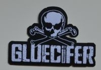 Gluecifer - Patch Skull Logo (9,2 X 6,5 Cm) in the group MERCHANDISE / Accessoarer / Pop-Rock at Bengans Skivbutik AB (5577327)