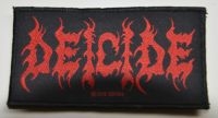 Deicide - Patch Logo (10,4 X 5,5 Cm) in the group MERCHANDISE / Accessoarer / Hårdrock at Bengans Skivbutik AB (5577334)