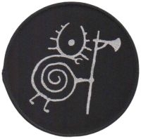 Heilung - Patch Warrior Snail (9,3 Cm) in the group MERCHANDISE / Accessoarer / Hårdrock at Bengans Skivbutik AB (5577345)