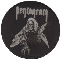 Pentagram - Patch Reaper (10 Cm) in the group MERCHANDISE / Accessoarer / Hårdrock at Bengans Skivbutik AB (5577350)