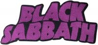 Black Sabbath - Logo Cut Out Patch (4,2 X 9,8 Cm) in the group MERCHANDISE / Accessoarer / Hårdrock at Bengans Skivbutik AB (5577354)