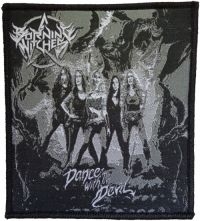 Burning Witches - Patch Dance With The Devils (10,8 X in the group MERCHANDISE / Accessoarer / Hårdrock at Bengans Skivbutik AB (5577382)