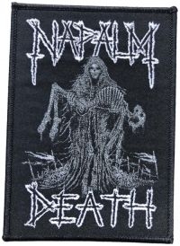 Napalm Death - Patch Reaper - Black Border (11,6 X in the group MERCHANDISE / Accessoarer / Hårdrock at Bengans Skivbutik AB (5577410)