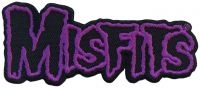 Misfits - Patch Purple Border Logo (4,4 X 10, in the group MERCHANDISE / Accessoarer / Kommande / Pop-Rock at Bengans Skivbutik AB (5577581)