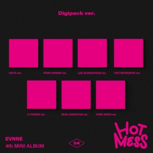 Evnne - Hot Mess (Digipack Ver.) (Random) in the group CD / Upcoming releases / K-Pop at Bengans Skivbutik AB (5578469)