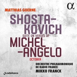 Dmitri Shostakovich - Suite On Verses Of Michelangelo in the group CD / Upcoming releases / Classical at Bengans Skivbutik AB (5578498)