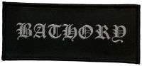 Bathory - Patch Logo (4,4 X 10,2 Cm) in the group MERCHANDISE / Accessoarer / Kommande / Hårdrock at Bengans Skivbutik AB (5579359)