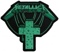 Metallica - Patch Master Of Puppets Green Cross in the group MERCHANDISE / Accessoarer / Kommande / Hårdrock at Bengans Skivbutik AB (5579364)