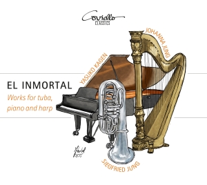 Siegfried Jung Johanna Jung Yasuk - El Inmortal - Works For Tuba, Harp in the group CD / Klassiskt at Bengans Skivbutik AB (5580342)