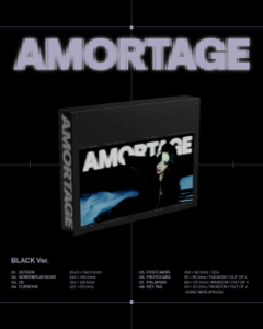 Jisoo - Amortage (Exclusive Edition) (Black Ver.) in the group CD / Upcoming releases / K-Pop at Bengans Skivbutik AB (5580887)