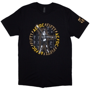 Ac/Dc - Fifty Angus Repeat Uni Bl T-Shirt in the group MERCHANDISE / T-shirt / Hårdrock at Bengans Skivbutik AB (5581203r)