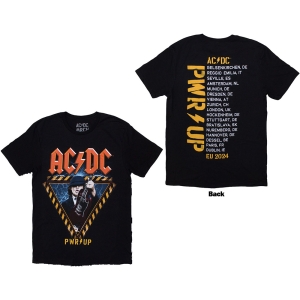 Ac/Dc - Angus Triangle Eu Tour 24 Uni Bl T-Shirt in the group MERCHANDISE / T-shirt / Hårdrock at Bengans Skivbutik AB (5581206r)