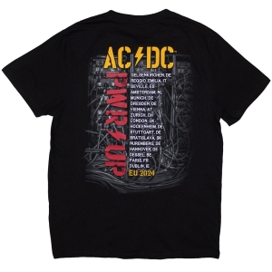 Ac/Dc - Control Wires Eu Tour 24 Uni Bl T-Shirt in the group MERCHANDISE / T-shirt / Hårdrock at Bengans Skivbutik AB (5581208r)