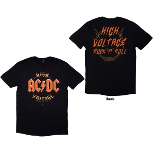 Ac/Dc - High Voltage Rnr Uni Bl T-Shirt in the group MERCHANDISE / T-shirt / Hårdrock at Bengans Skivbutik AB (5581215r)