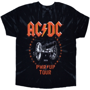 Ac/Dc - Pwr Up Tour 24 Cannon Uni Bl Dip-Dye T-Shirt in the group MERCHANDISE / T-shirt / Hårdrock at Bengans Skivbutik AB (5581222r)