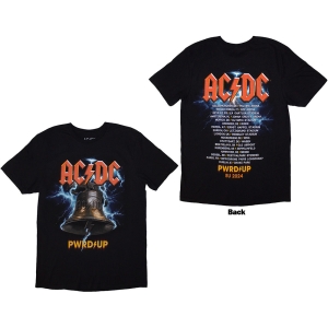 Ac/Dc - Pwrd Up In Rock We Trust Uni Bl T-Shirt in the group MERCHANDISE / T-shirt / Hårdrock at Bengans Skivbutik AB (5581227r)