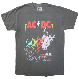 Ac/Dc - Vintage 74 Jailbreak Uni Grey T-Shirt in the group MERCHANDISE / T-shirt / Hårdrock at Bengans Skivbutik AB (5581228r)