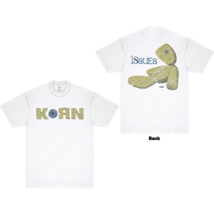 Korn - Doll Issues Uni Wht T-Shirt in the group MERCHANDISE / T-shirt / Hårdrock at Bengans Skivbutik AB (5581242r)