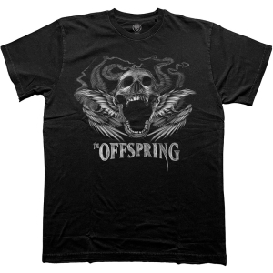 Offspring - Feathered Winged Skull Uni Bl T-Shirt in the group MERCHANDISE / T-shirt / Punk at Bengans Skivbutik AB (5581245r)