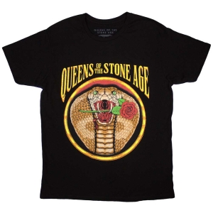 Queens Of The Stone Age - Cobra Uni Bl T-Shirt in the group MERCHANDISE / T-shirt / Hårdrock at Bengans Skivbutik AB (5581250r)