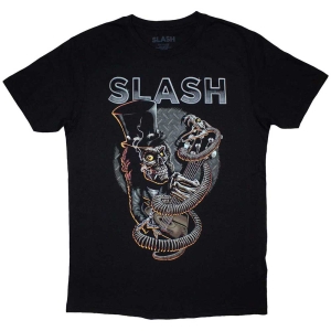 Slash - Skull Guitar Snake Uni Bl T-Shirt in the group MERCHANDISE / T-shirt / Hårdrock at Bengans Skivbutik AB (5581254r)