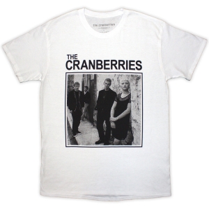 Cranberries - Square Photo Uni Wht T-Shirt in the group MERCHANDISE / T-shirt / Pop-Rock at Bengans Skivbutik AB (5581326r)