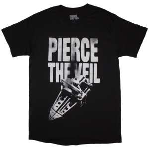 Pierce The Veil - Large Text Uni Bl T-Shirt in the group MERCHANDISE / T-shirt / Pop-Rock at Bengans Skivbutik AB (5581329r)