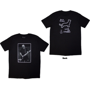 David Gilmour - Luck & Strange Black Cat Strat Uni Bl T-Shirt in the group MERCHANDISE / T-shirt / Pop-Rock at Bengans Skivbutik AB (5581543r)