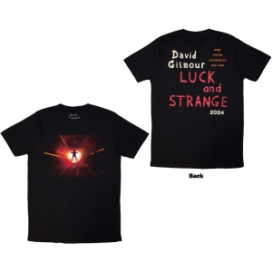 David Gilmour - Luck & Strange Stage Shot Uni Bl T-Shirt in the group MERCHANDISE / T-shirt / Pop-Rock at Bengans Skivbutik AB (5581546r)