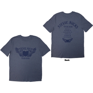 Stevie Nicks - Tour 24 Winged Heart Uni Navy T-Shirt in the group MERCHANDISE / T-shirt / Pop-Rock at Bengans Skivbutik AB (5581568r)