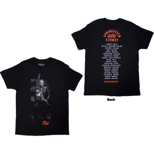 Bruce Springsteen - Tour 24 Wheel Uni Bl T-Shirt in the group MERCHANDISE / T-shirt / Pop-Rock at Bengans Skivbutik AB (5581575r)