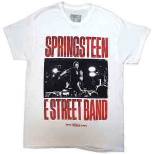 Bruce Springsteen - Tour 24 E-Street Band Uni Wht T-Shirt in the group MERCHANDISE / T-shirt / Pop-Rock at Bengans Skivbutik AB (5581580r)