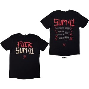 Sum 41 - Tour 24 Fuck Sum 41 Uni Bl T-Shirt in the group MERCHANDISE / T-shirt / Punk at Bengans Skivbutik AB (5581582r)