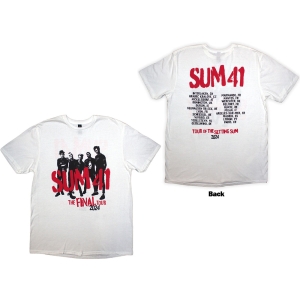 Sum 41 - Tour 24 Spray Paint Uni Wht T-Shirt in the group MERCHANDISE / T-shirt / Punk at Bengans Skivbutik AB (5581584r)