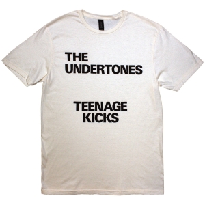 Undertones - Teenage Kicks Text Uni Natrl T-Shirt in the group MERCHANDISE / T-shirt / Pop-Rock at Bengans Skivbutik AB (5581803r)