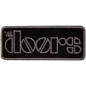 The Doors - Bordered Logo Woven Patch in the group MERCHANDISE / Merch / Pop-Rock at Bengans Skivbutik AB (5581811)