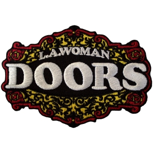 The Doors - La Woman Woven Patch in the group MERCHANDISE / Merch / Pop-Rock at Bengans Skivbutik AB (5581814)