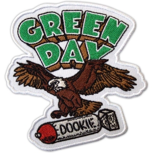 Green Day - Dookie Eagle Woven Patch in the group MERCHANDISE / Merch / Punk at Bengans Skivbutik AB (5581821)