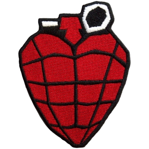 Green Day - Grenade Woven Patch in the group MERCHANDISE / Merch / Punk at Bengans Skivbutik AB (5581828)