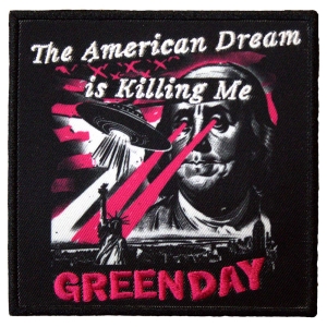 Green Day - American Dream Printed Patch in the group MERCHANDISE / Merch / Punk at Bengans Skivbutik AB (5581832)