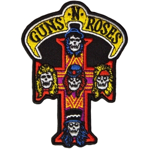 Guns N Roses - Appetite For Destruction Cross Printed Patch in the group MERCHANDISE / Merch / Hårdrock at Bengans Skivbutik AB (5581833)