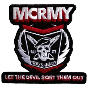 My Chemical Romance - Mcrmy Never Surrender Woven Patch in the group MERCHANDISE / Merch / Pop-Rock at Bengans Skivbutik AB (5581848)