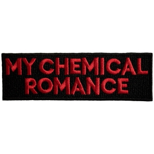 My Chemical Romance - Text Logo Woven Patch in the group MERCHANDISE / Merch / Pop-Rock at Bengans Skivbutik AB (5581850)