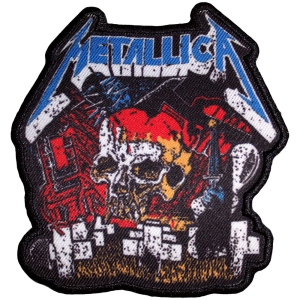 Metallica - Master Of Puppets Skull Printed Patch in the group MERCHANDISE / Merch / Hårdrock at Bengans Skivbutik AB (5581856)