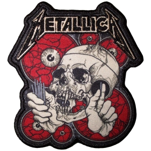 Metallica - The Shortest Straw Red Eyes Printed Patch in the group MERCHANDISE / Merch / Hårdrock at Bengans Skivbutik AB (5581858)