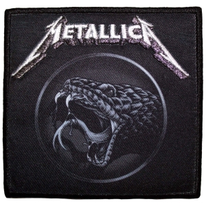 Metallica - Black Album Poster Printed Patch in the group MERCHANDISE / Merch / Hårdrock at Bengans Skivbutik AB (5581861)