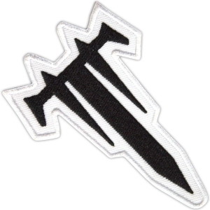 Trivium - T Logo Woven Patch in the group MERCHANDISE / Merch / Hårdrock at Bengans Skivbutik AB (5581880)