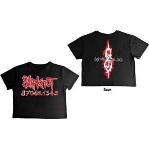 Slipknot - Don't Ever Judge Me Lady Bl Crop Top in the group MERCHANDISE / T-shirt / Hårdrock at Bengans Skivbutik AB (5581922r)